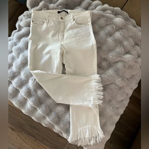 Liverpool Jean Co. | Crop Flare | White | size 10